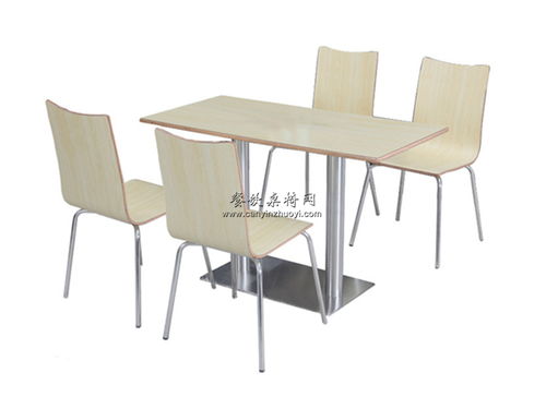 【民和县单位食堂餐桌椅批发钢木面食店家具】-